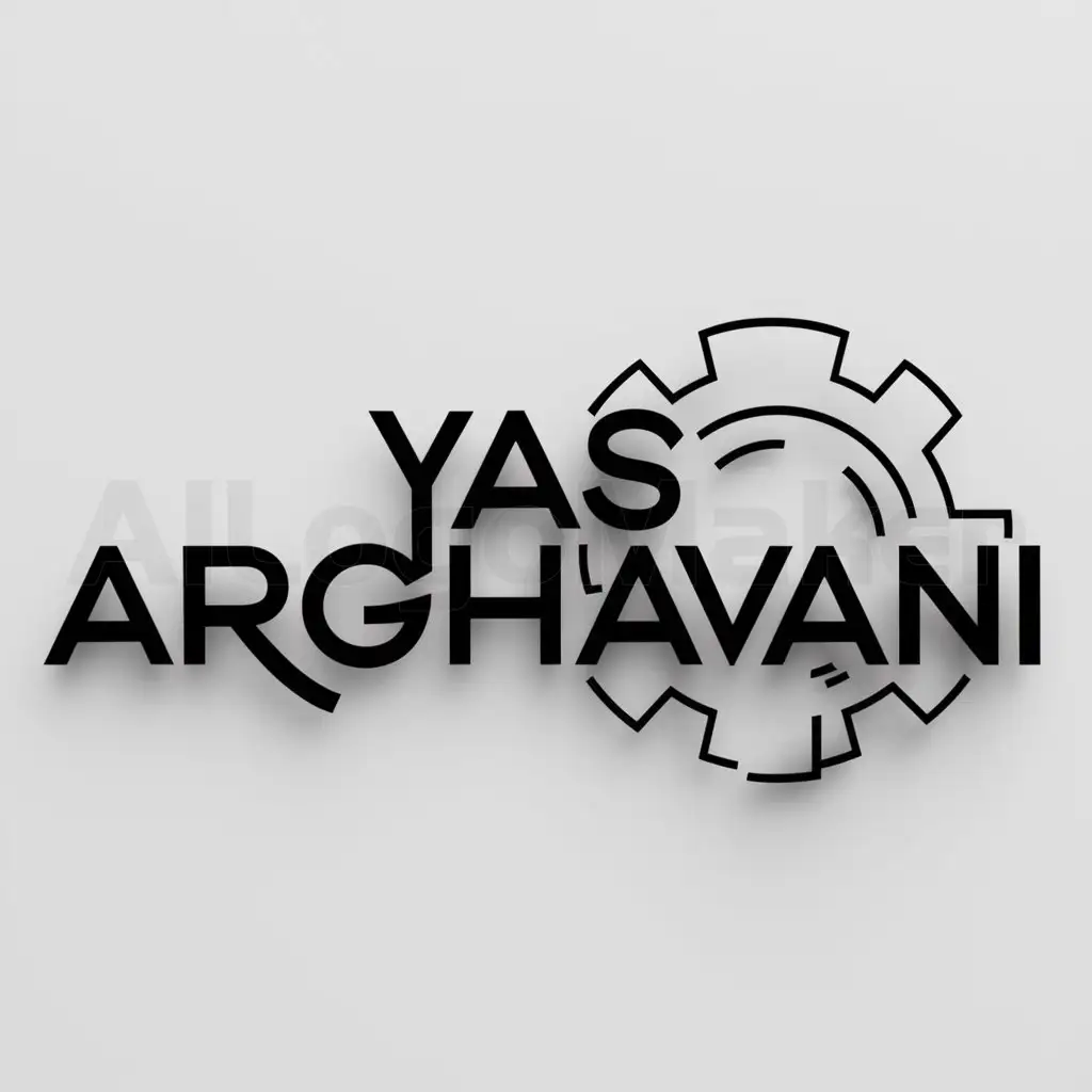 a logo design,with the text "Yas Arghavani", main symbol:Technology,Moderate,be used in Technology industry,clear background