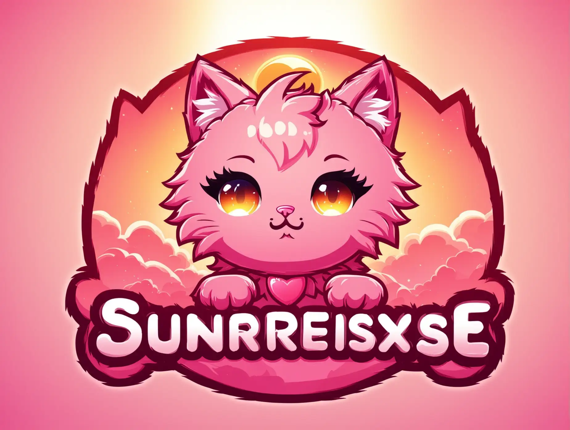 SunriseFoxy-Game-Logo-Featuring-Pink-Kitty