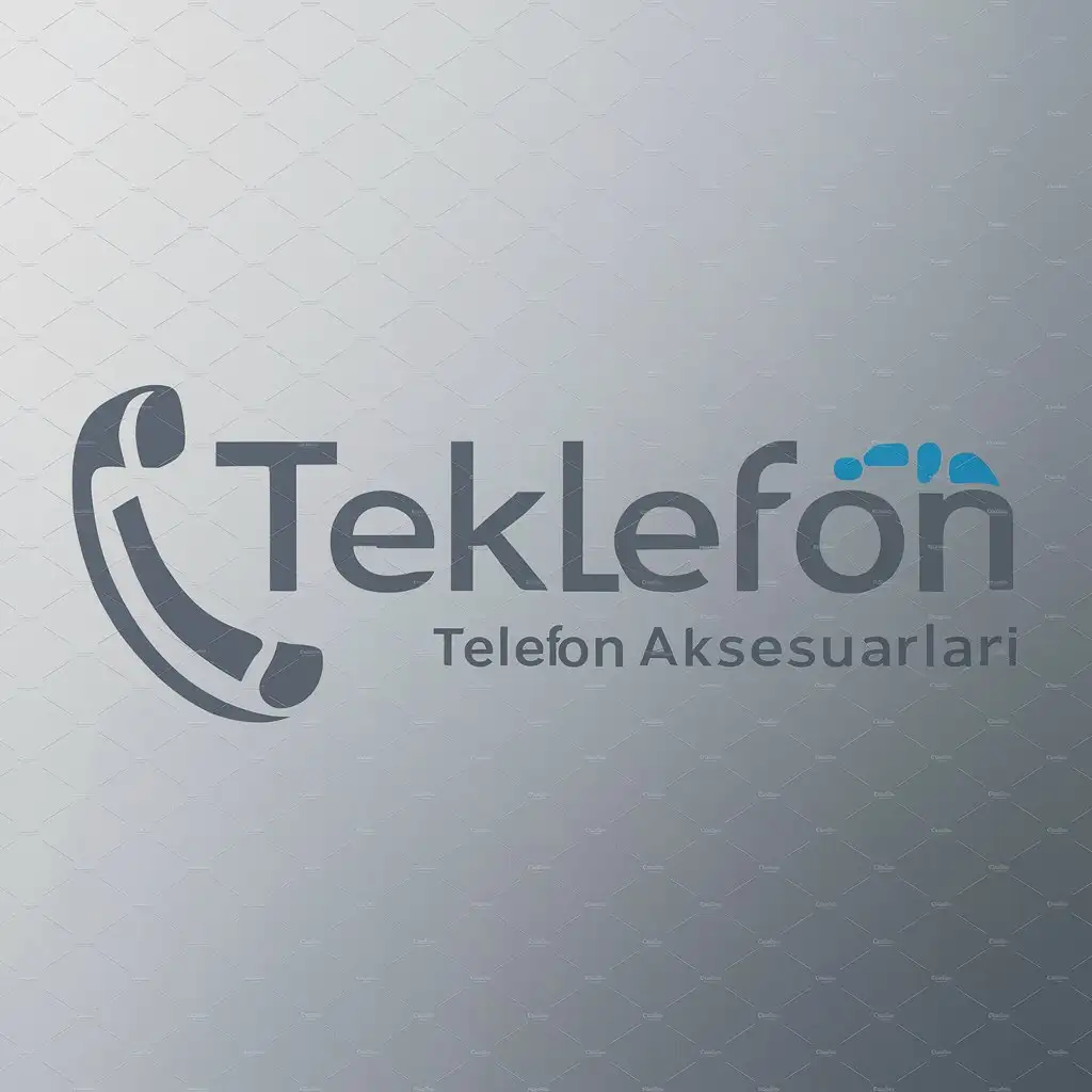 a logo design,with the text "TELEFON AKSESSUARLARI", main symbol:TEKLEFON IMEGE,Moderate,be used in Technology industry,clear background