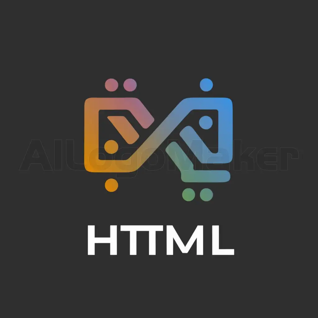 a logo design,with the text "html", main symbol:html code less than sign and slash,Moderate,clear background