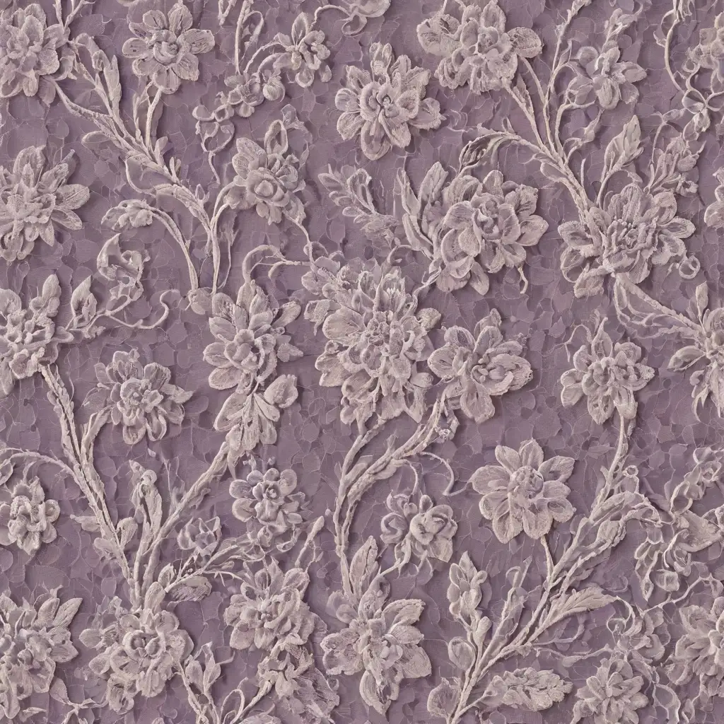 Vintage Lavender Lace A Delicate Display of Retro Elegance
