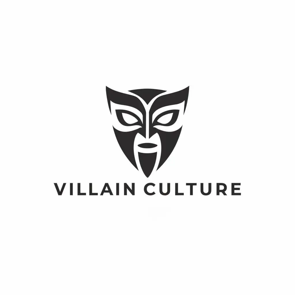 a logo design,with the text "Villain Culture", main symbol:simple words,Minimalistic,be used in Retail industry,clear background