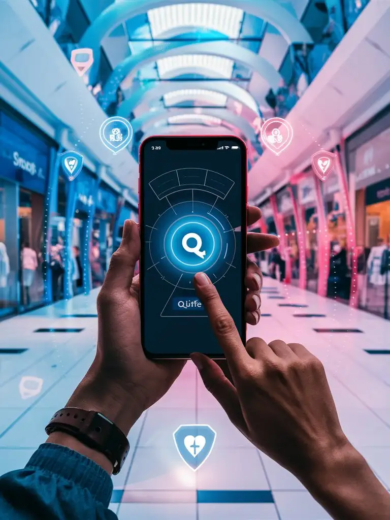 Earn-QLIFE-Tokens-in-Shopping-Center-with-Geolocation-Rewards