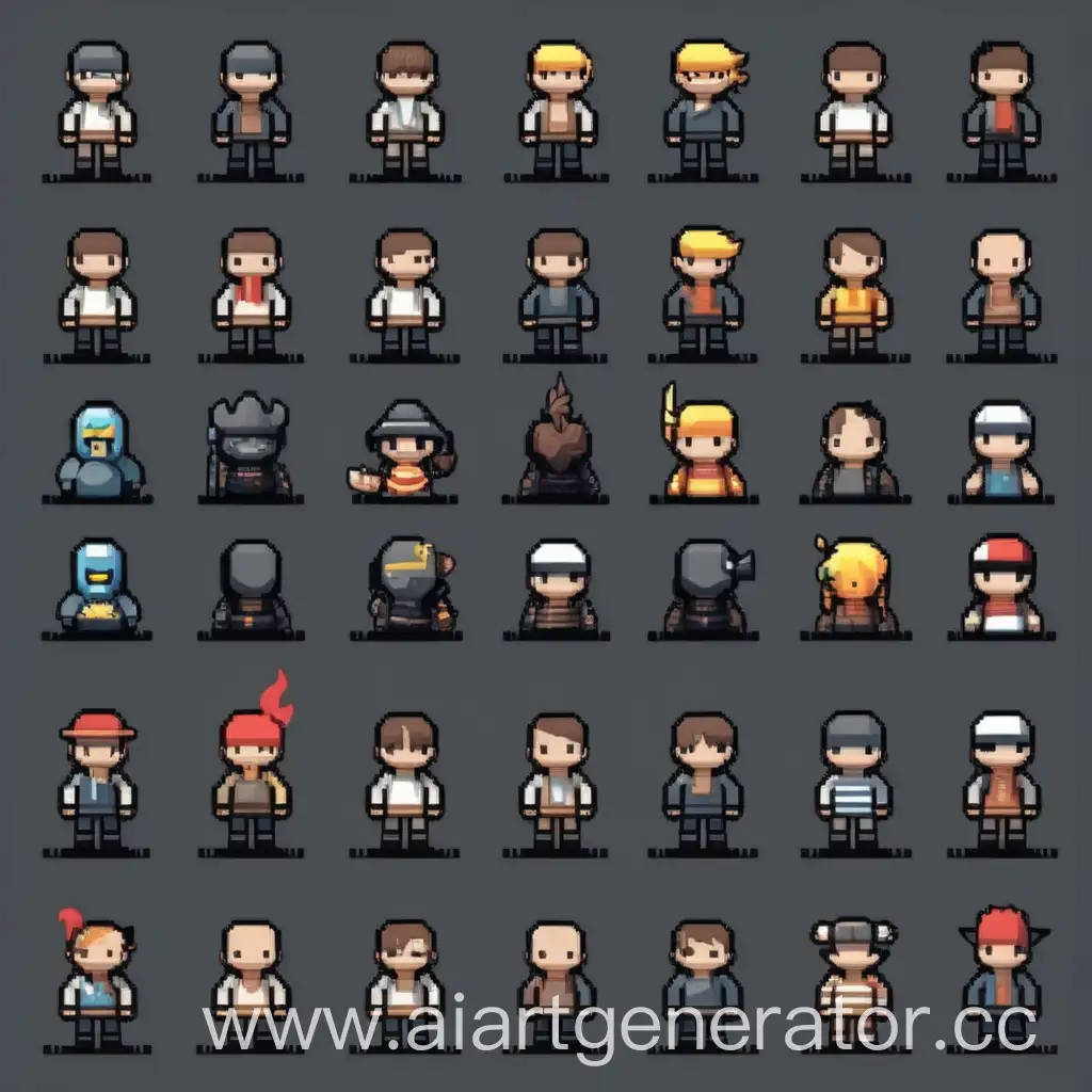 Dark-Stylistic-Pixel-Characters-for-2D-Game