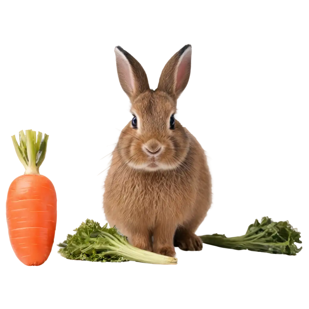 kelinci memakan wortel
