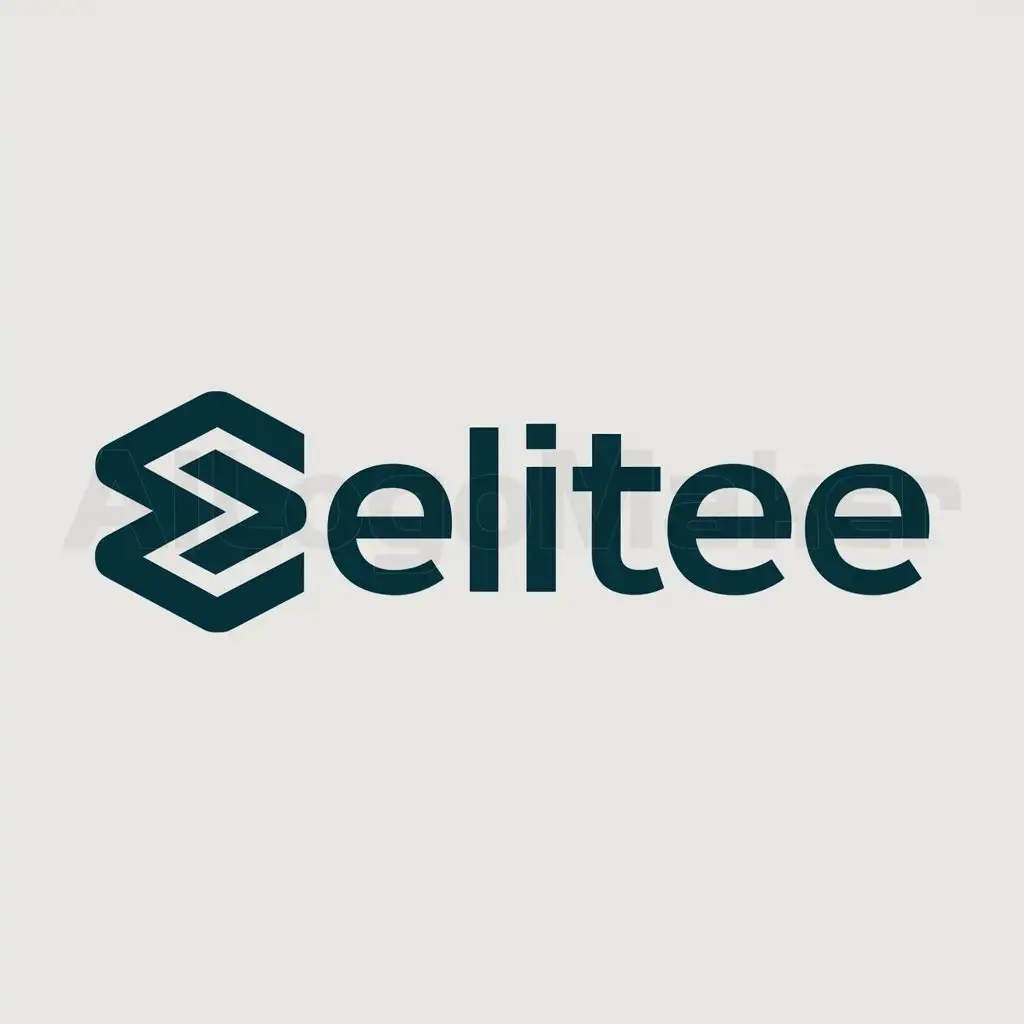 a logo design,with the text "ELITEE", main symbol:EE,Moderate,be used in Technology industry,clear background