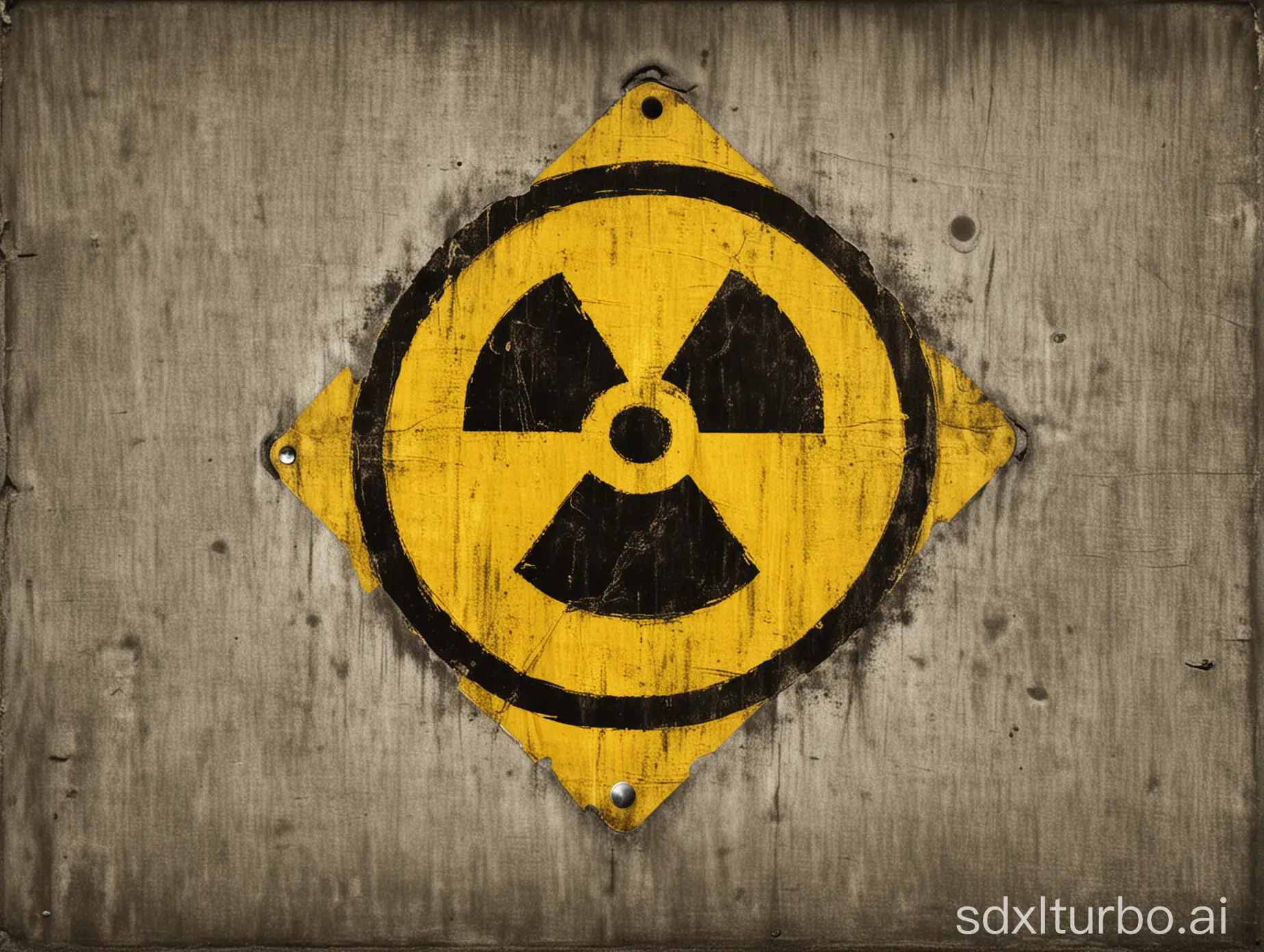 radioactive sign nuclear power