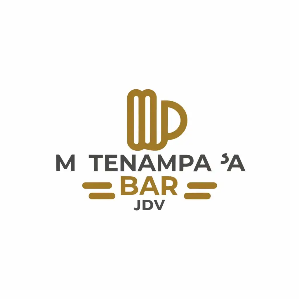 a logo design,with the text "MI TENAMPA BAR JDV", main symbol:BEER,Moderate,be used in Events industry,clear background