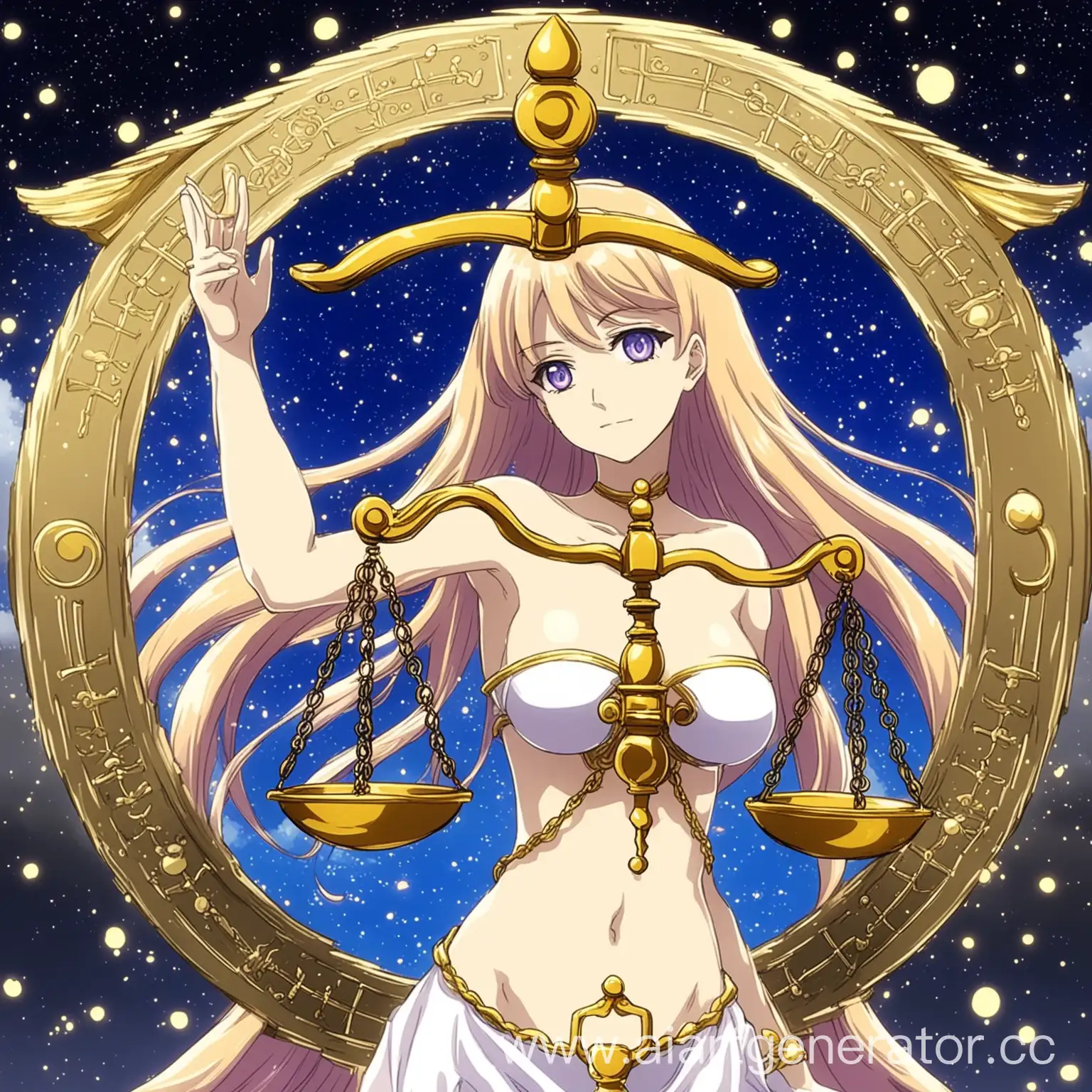 Anime-Sign-of-Libra-Artwork-Ethereal-Zodiac-Symbol-in-Anime-Style