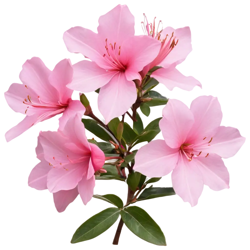 Vivid-Azalea-Big-Flowers-PNG-Captivating-Floral-Art-for-Digital-Platforms
