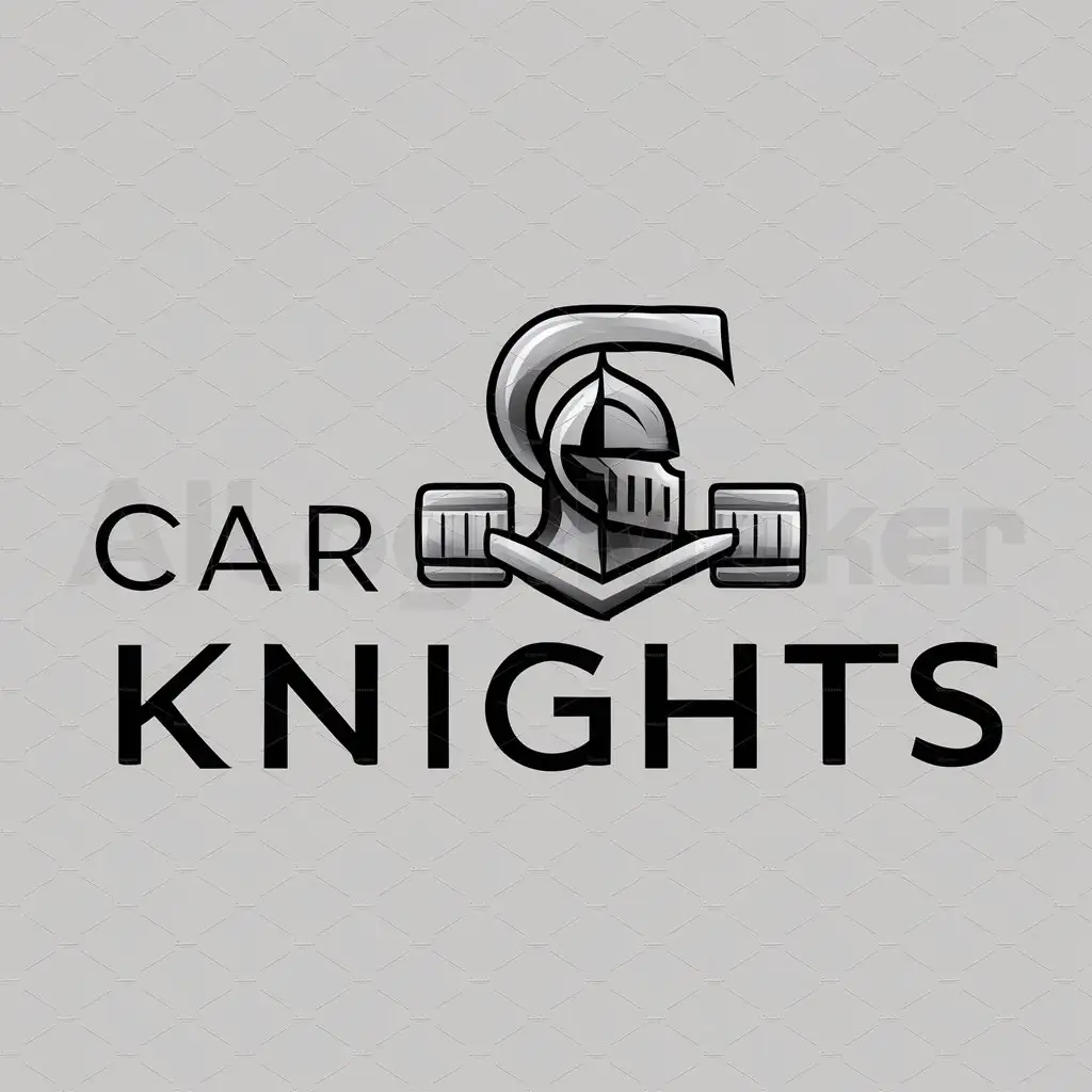 LOGO-Design-for-Car-Knights-Modern-Fusion-of-Automotive-and-Chivalry-Themes