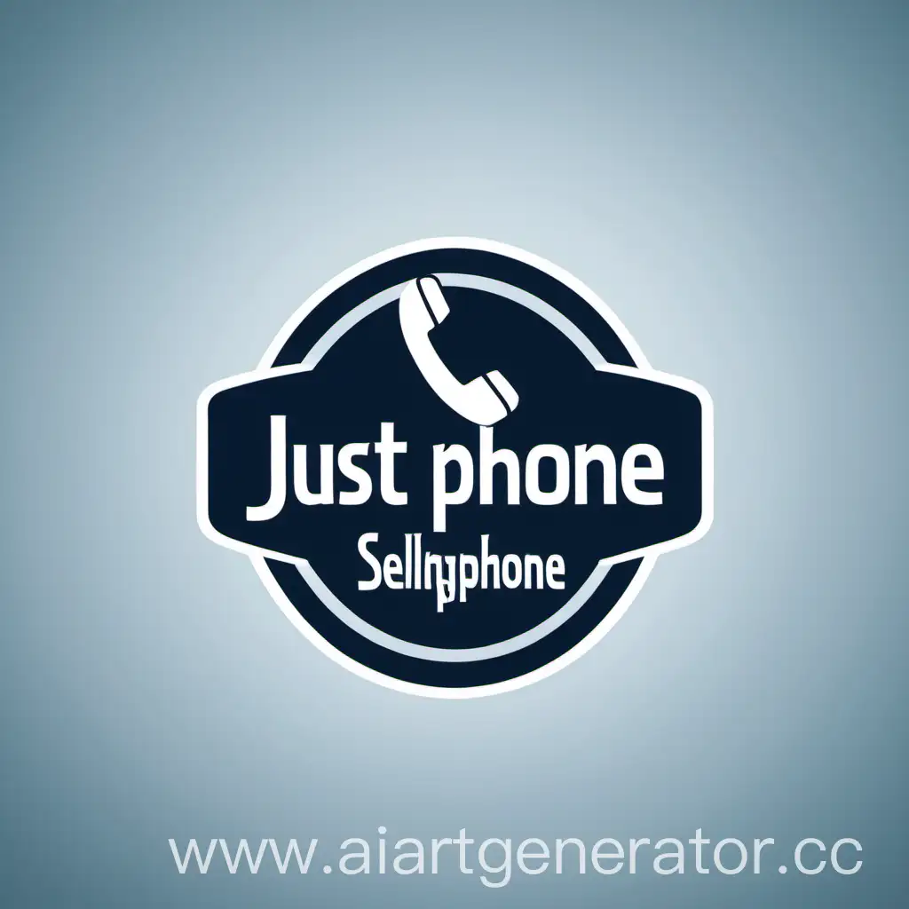 Сделай логотип для компании justphone по продажи техники