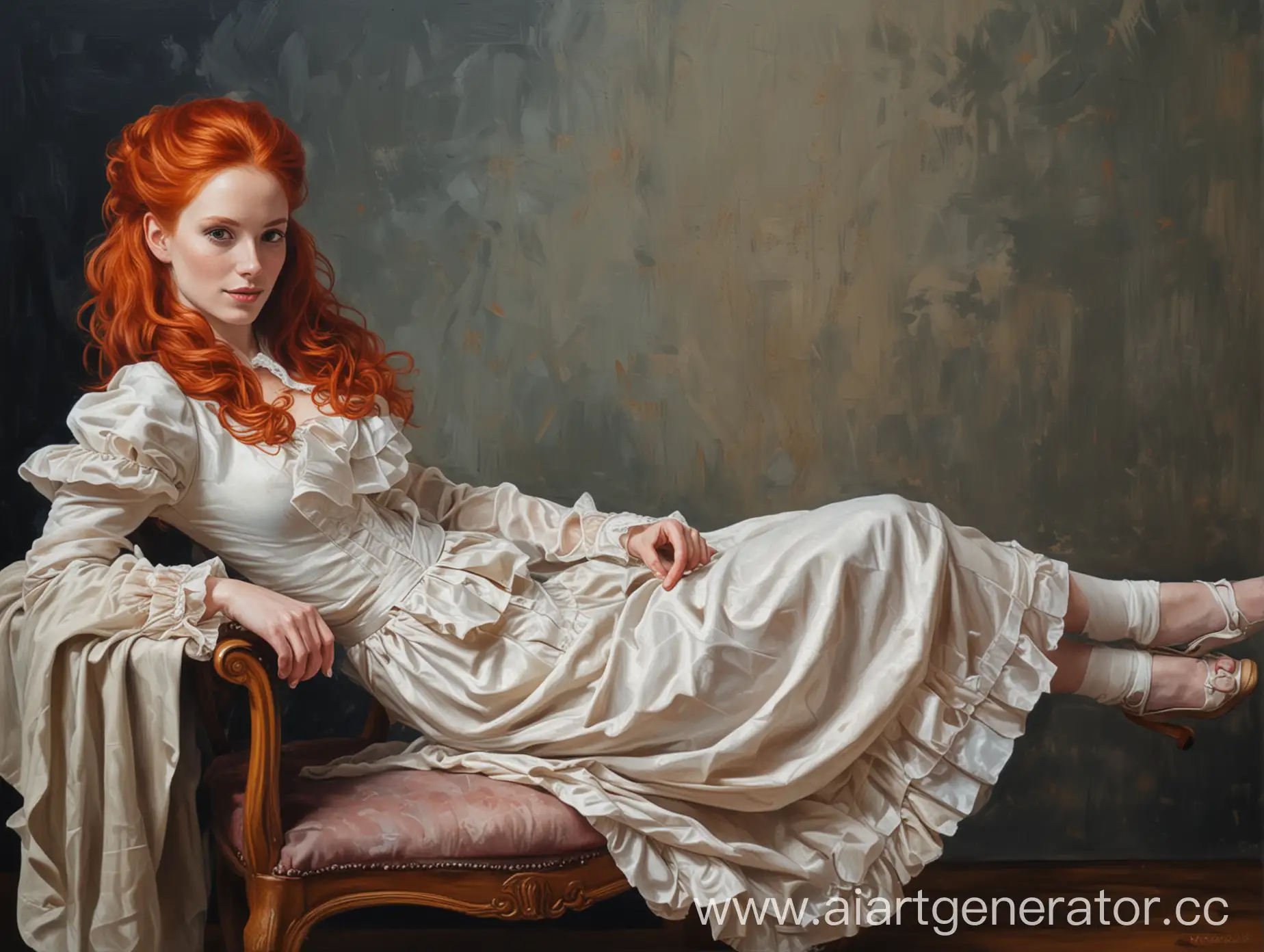 Noble-Aristocrats-RedHaired-Figure-Lying-Down-Blonde-Figure-Seated