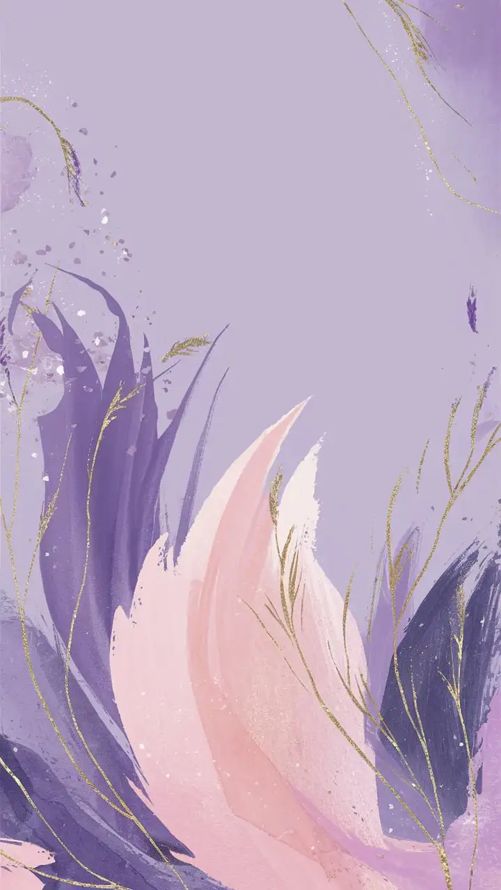 浅紫 涂抹 风吹 水粉 手绘 矢量 背景 金粉 手绘