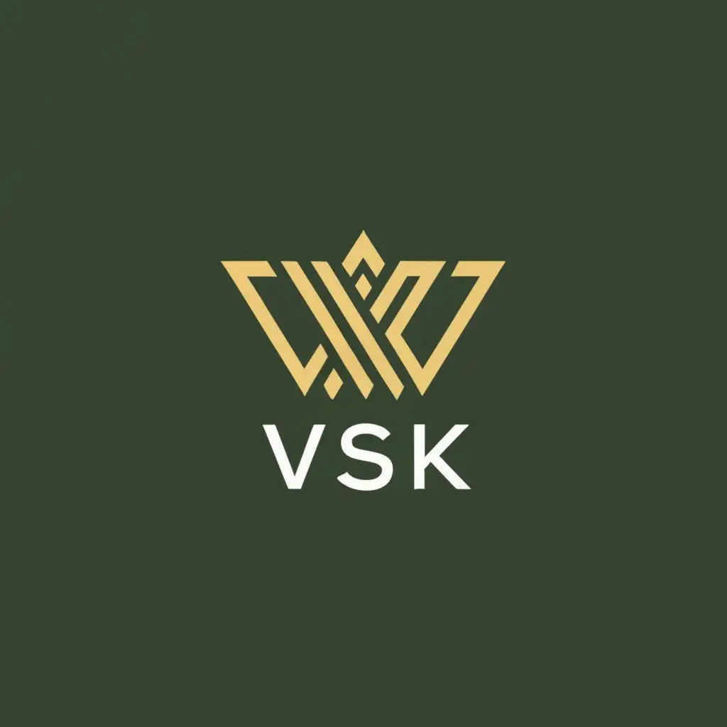 a logo design,with the text "vsk", main symbol:vsk,Moderate,be used in Retail industry,clear background