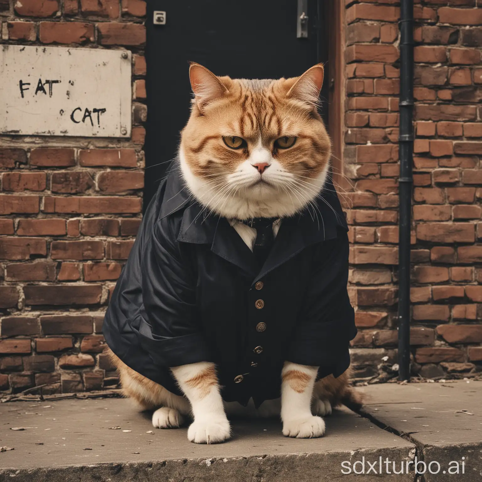 fat cat in the setting of post-punk