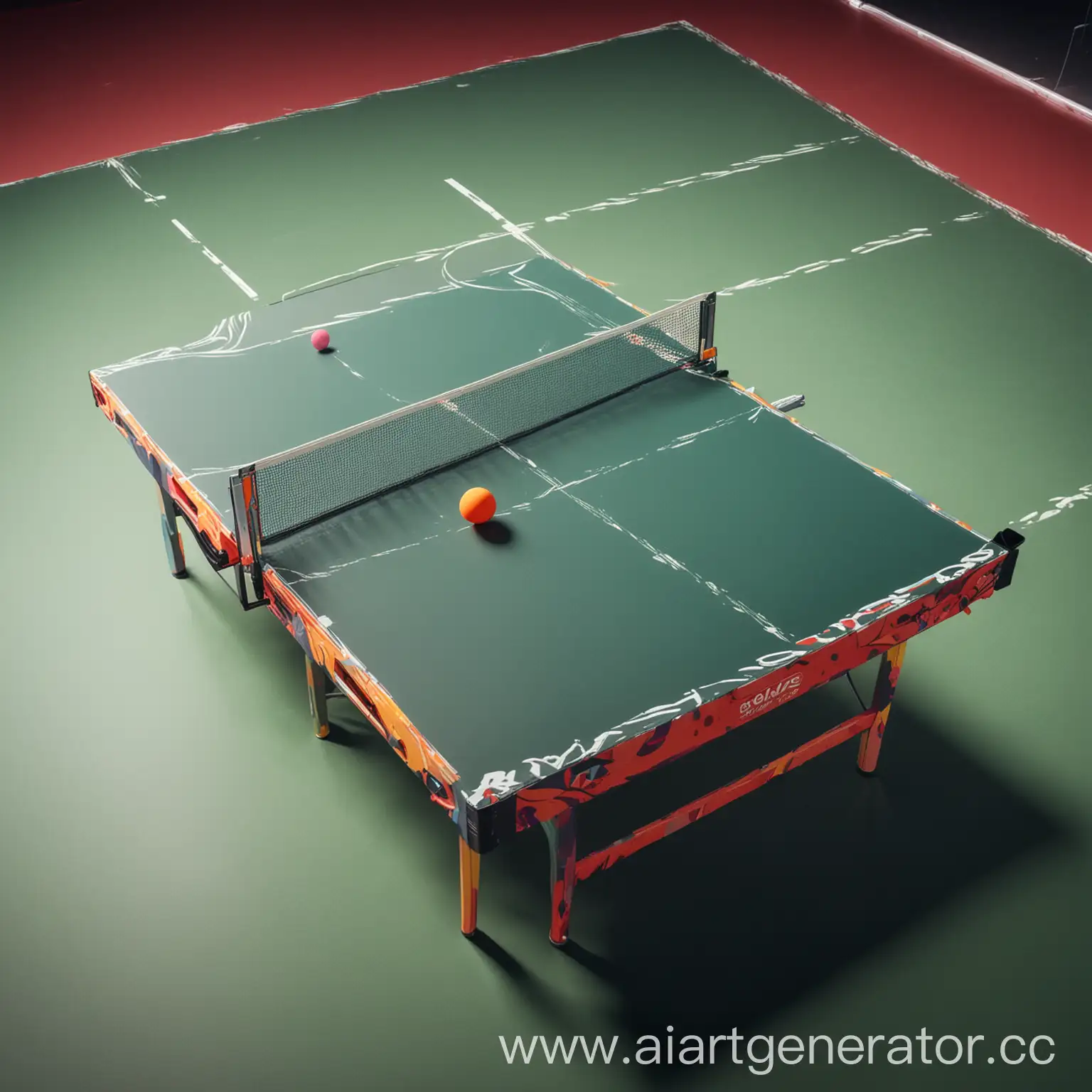 Vibrant-Table-Tennis-Table-with-Rackets-Balls-and-Net