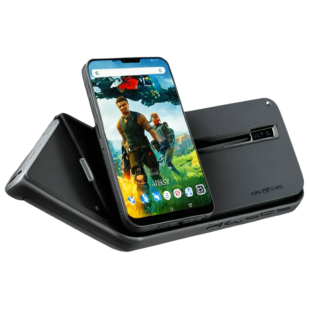 Exquisite-PNG-Rendering-of-a-Beautiful-Gaming-Phone-Elevate-Your-Visual-Experience
