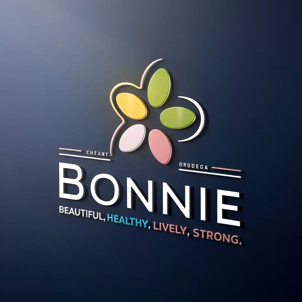 LOGO-Design-for-Bonnie-Beautiful-Healthy-Lively-Strong-Theme-with-Bonnie-Symbol