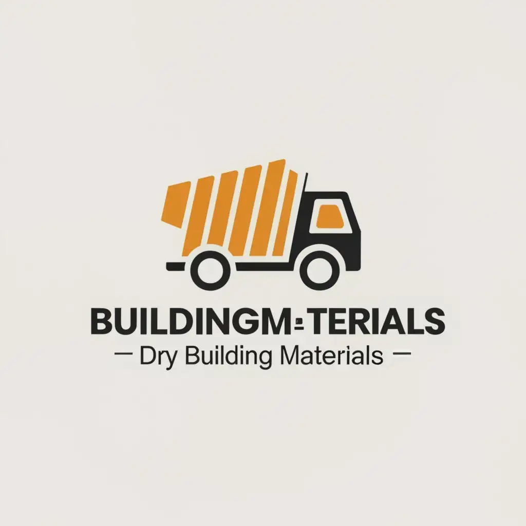 LOGO-Design-for-DryBuild-Cement-Truck-Symbolizing-Efficiency-in-Construction-Materials