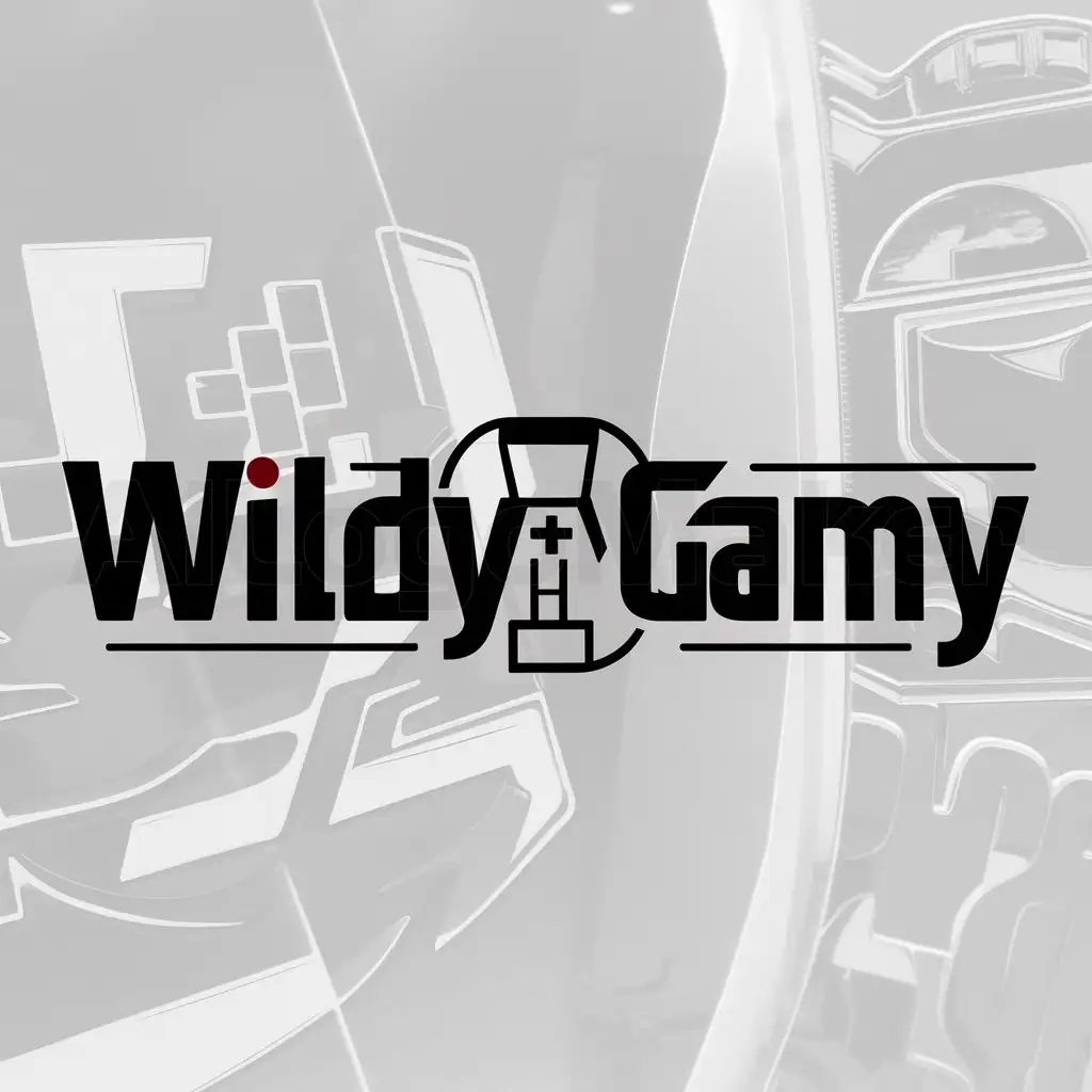 LOGO-Design-For-Wildy-Gamy-Bold-Arcade-Font-with-a-Playful-Twist