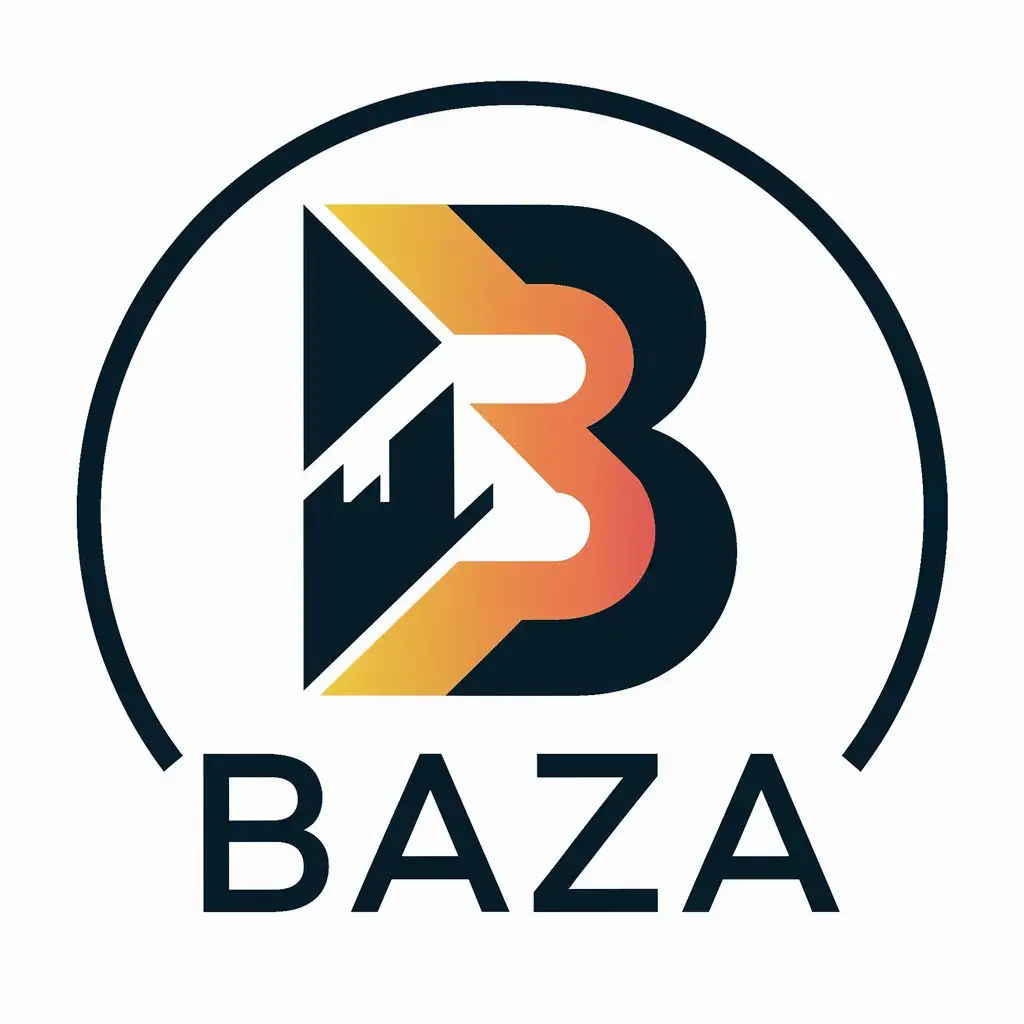 Abstract-Blockchain-Technology-Logo-for-Cryptocurrency-BAZA