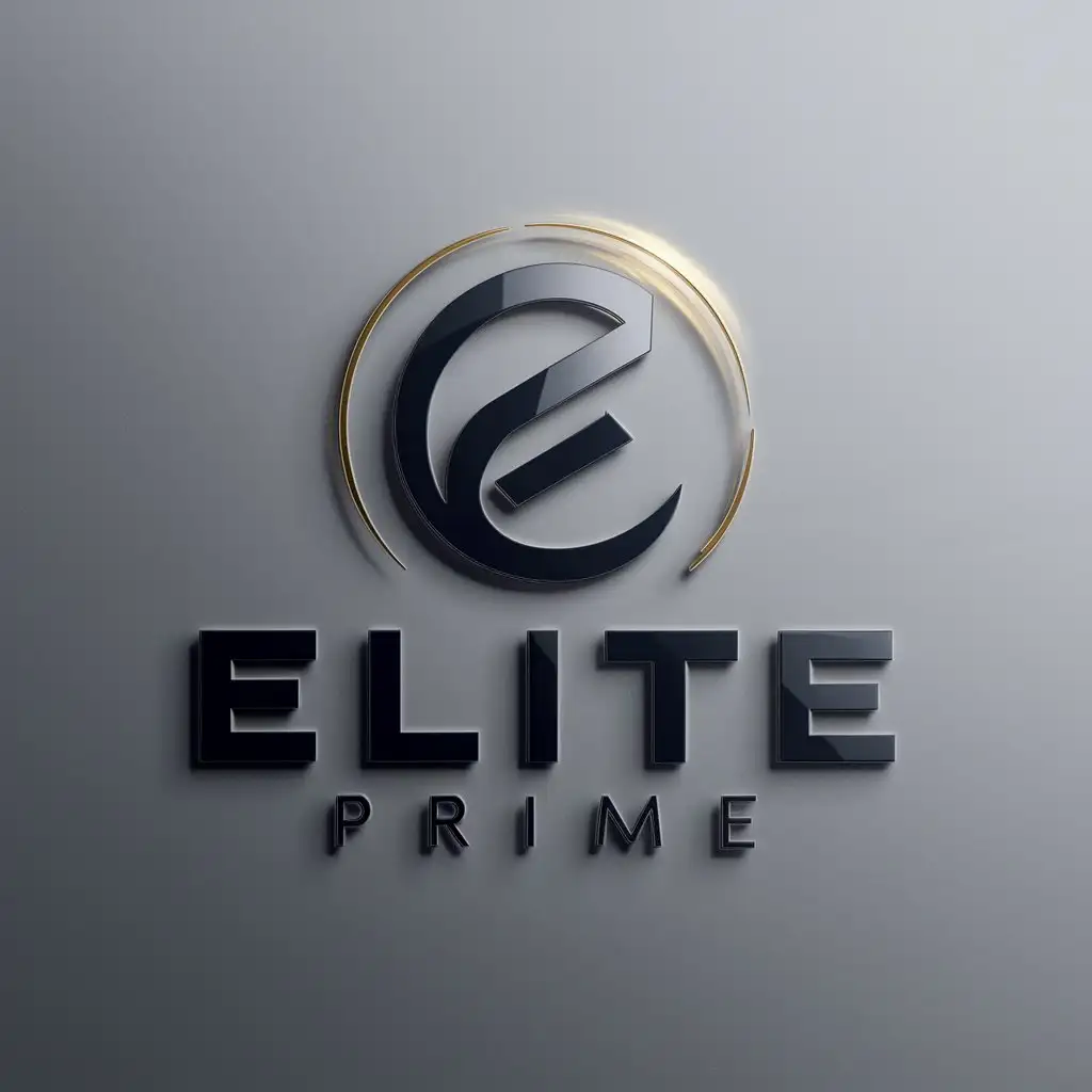 a logo design,with the text "ELITE PRIME", main symbol: The input suggests that the logo represents the high quality and excellence of the name.,Moderate,clear background