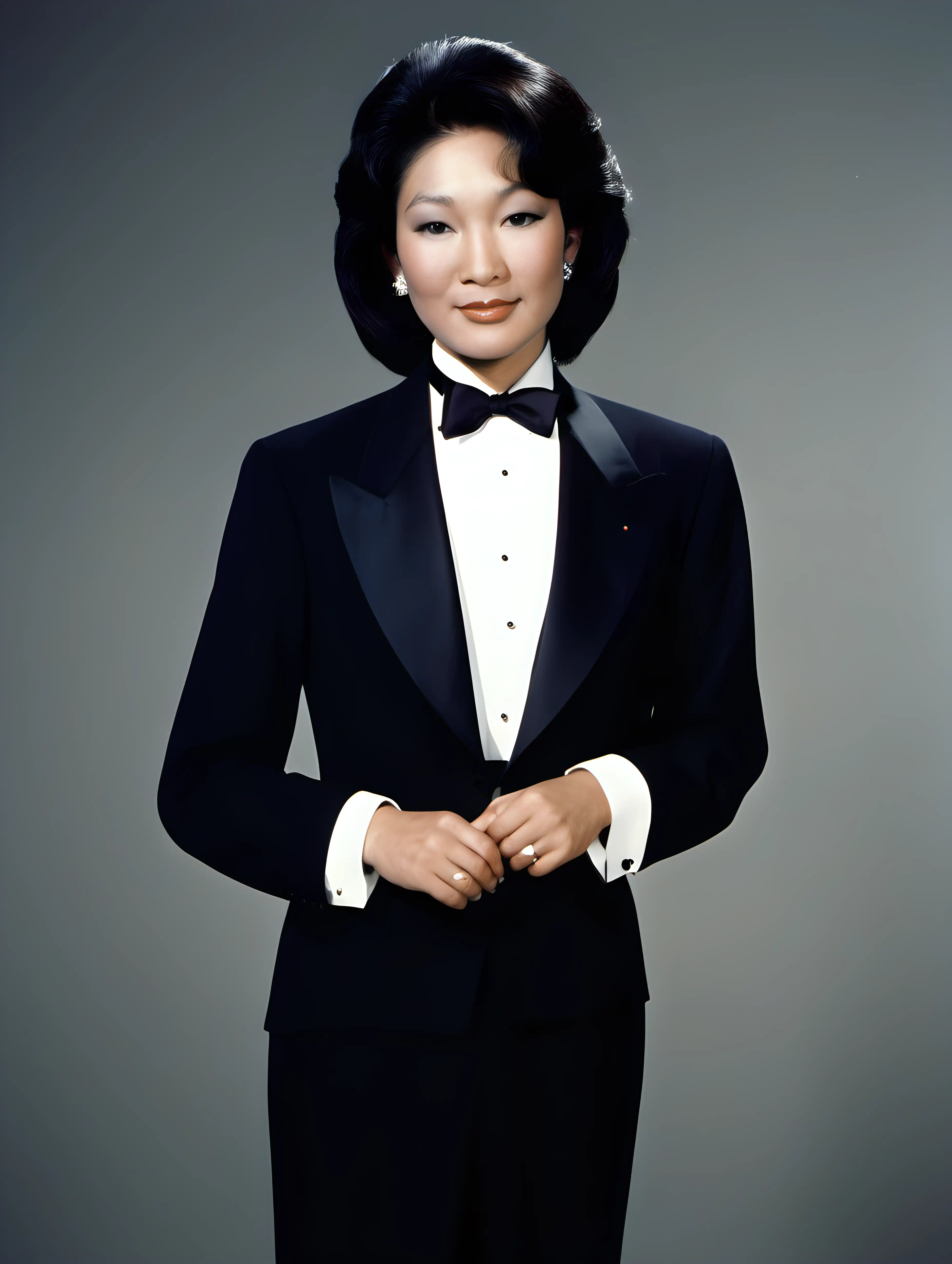 Young-Connie-Chung-in-Tuxedo-Costume-Portrait