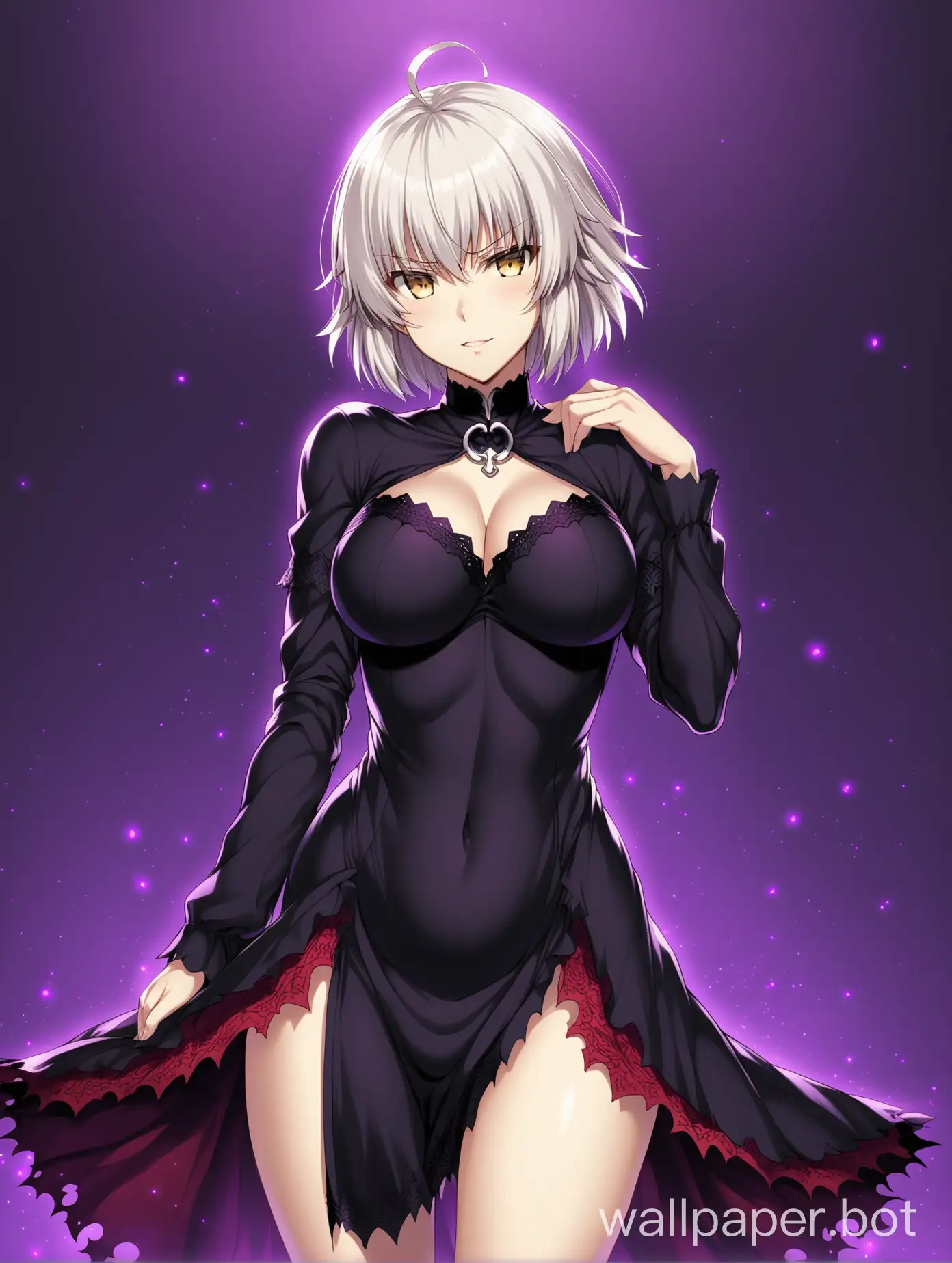 Jeanne Alter from Fate, perfect body, sexy dress