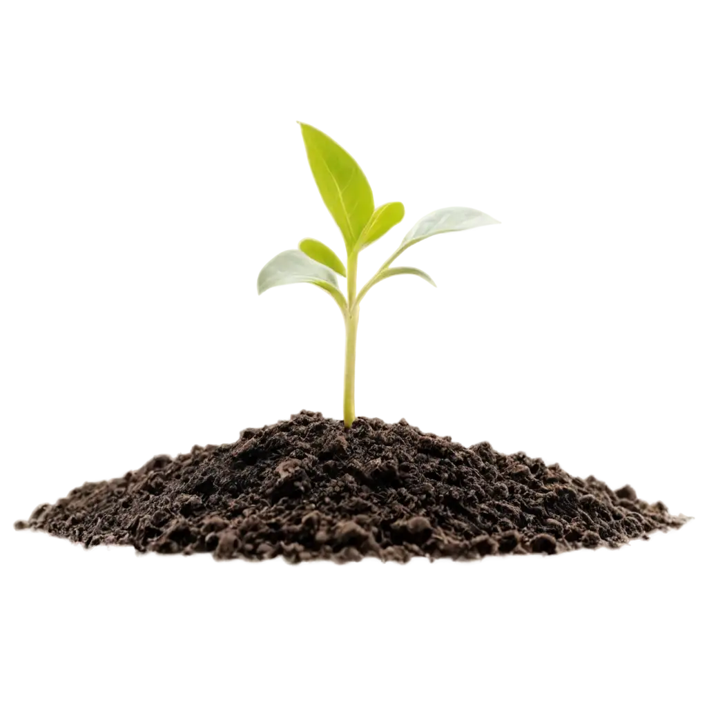 Young-Plant-Sprout-Growing-from-Soil-HighQuality-PNG-Image-for-Visual-Content