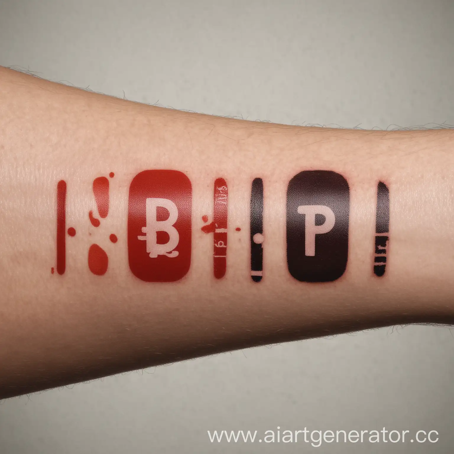 Person-with-Blood-Type-Tattooed-on-Sleeve