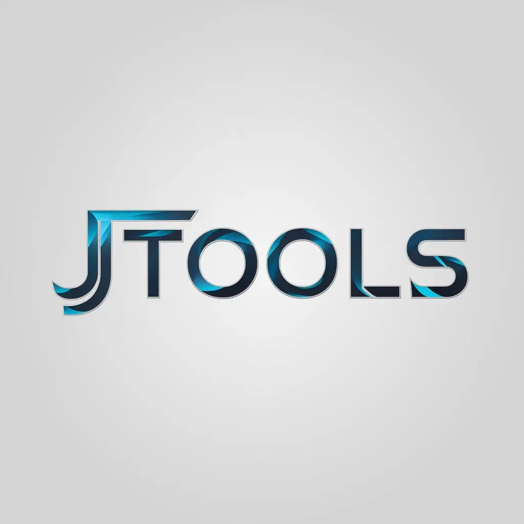 a logo design,with the text "JTools", main symbol:J,Moderate,be used in Internet industry,clear background