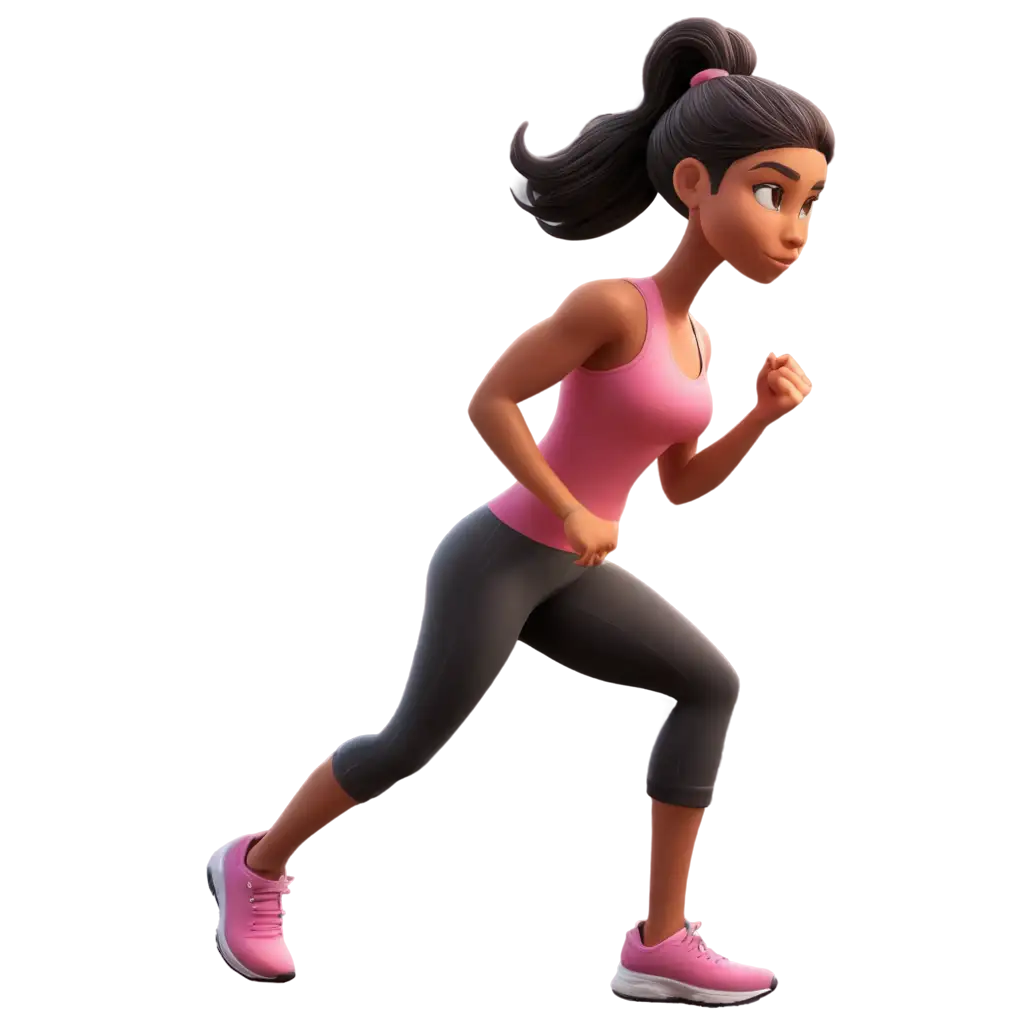 PNG-Cartoon-Illustration-of-a-Workout-Girl-Engaging-Fitness-Art-for-Digital-Platforms