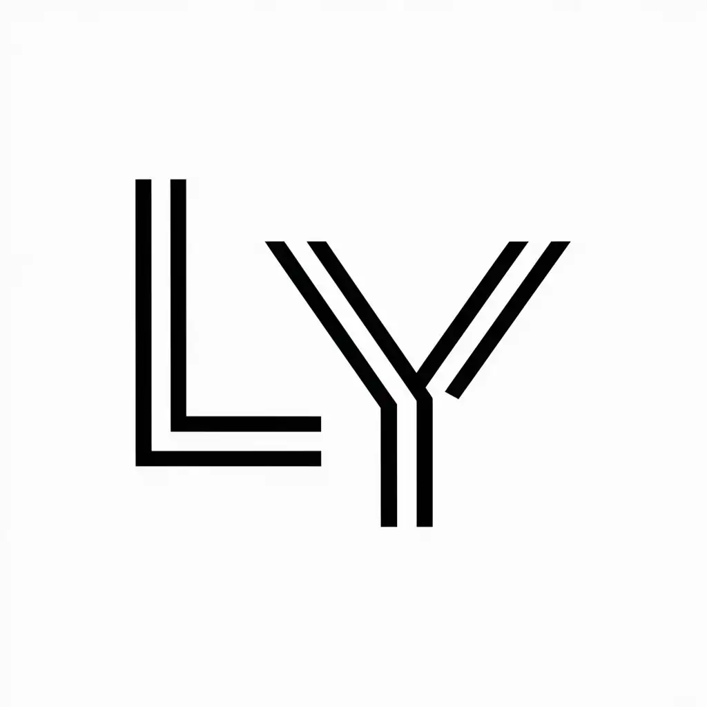 a logo design,with the text "ly", main symbol:LY,Moderate,be used in Others industry,clear background