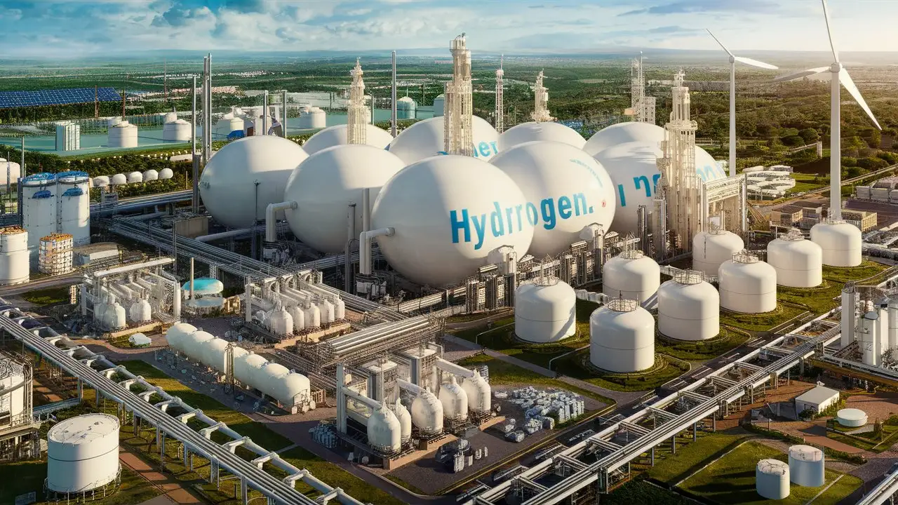 a very huge realistic hydrogen industry mega project, very huge that will be the largest in the world