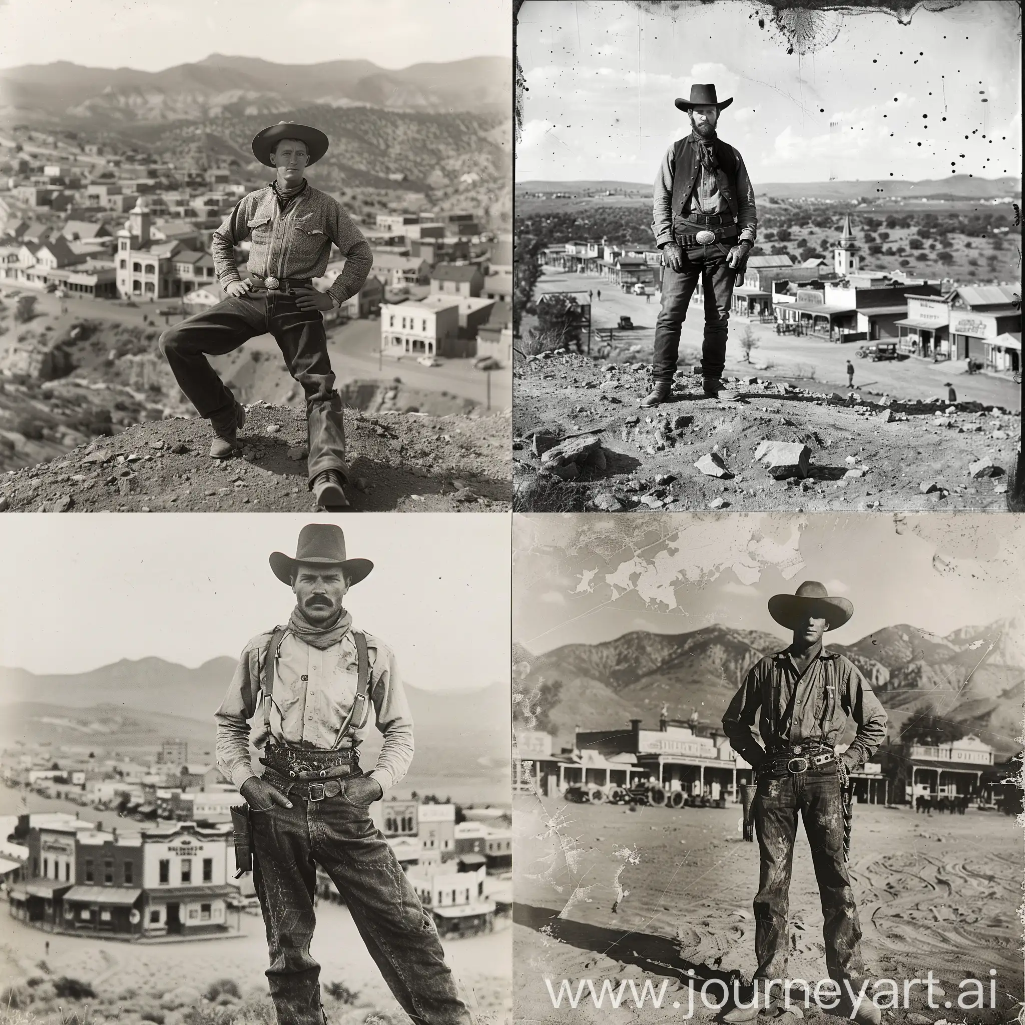 Vintage-Cowboy-Portrait-in-Wild-West-Town