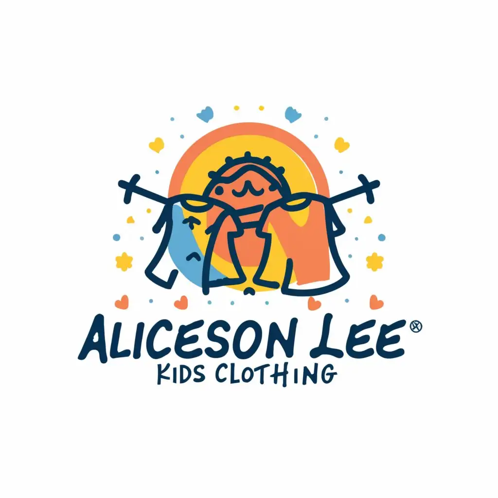 a logo design,with the text "Alicesonandlee®
Kids Clothing", main symbol:kids clothing,Moderate,clear background