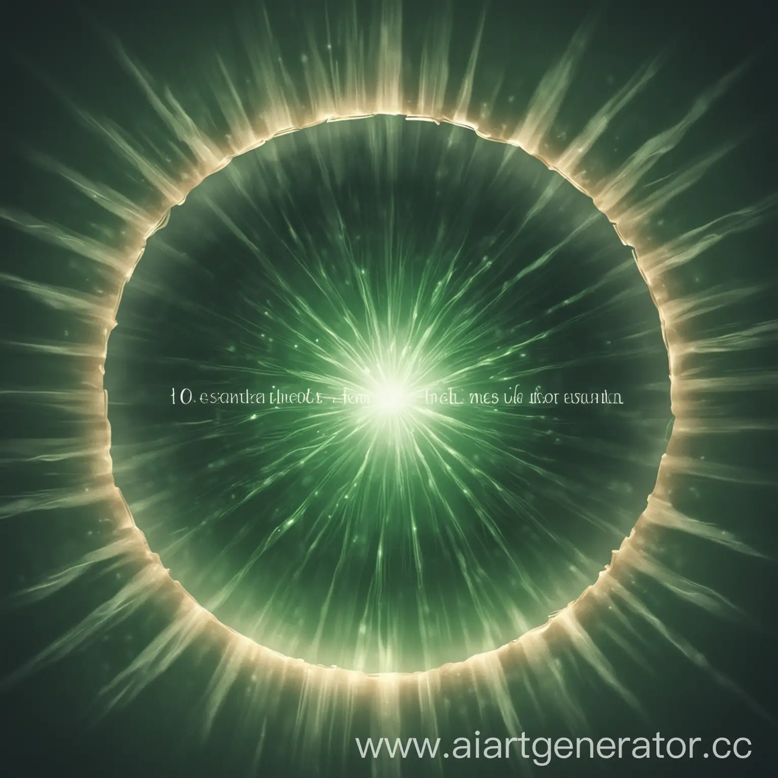 Green-Circle-with-Radiating-Rays-and-Personal-Milestones-Text-Design