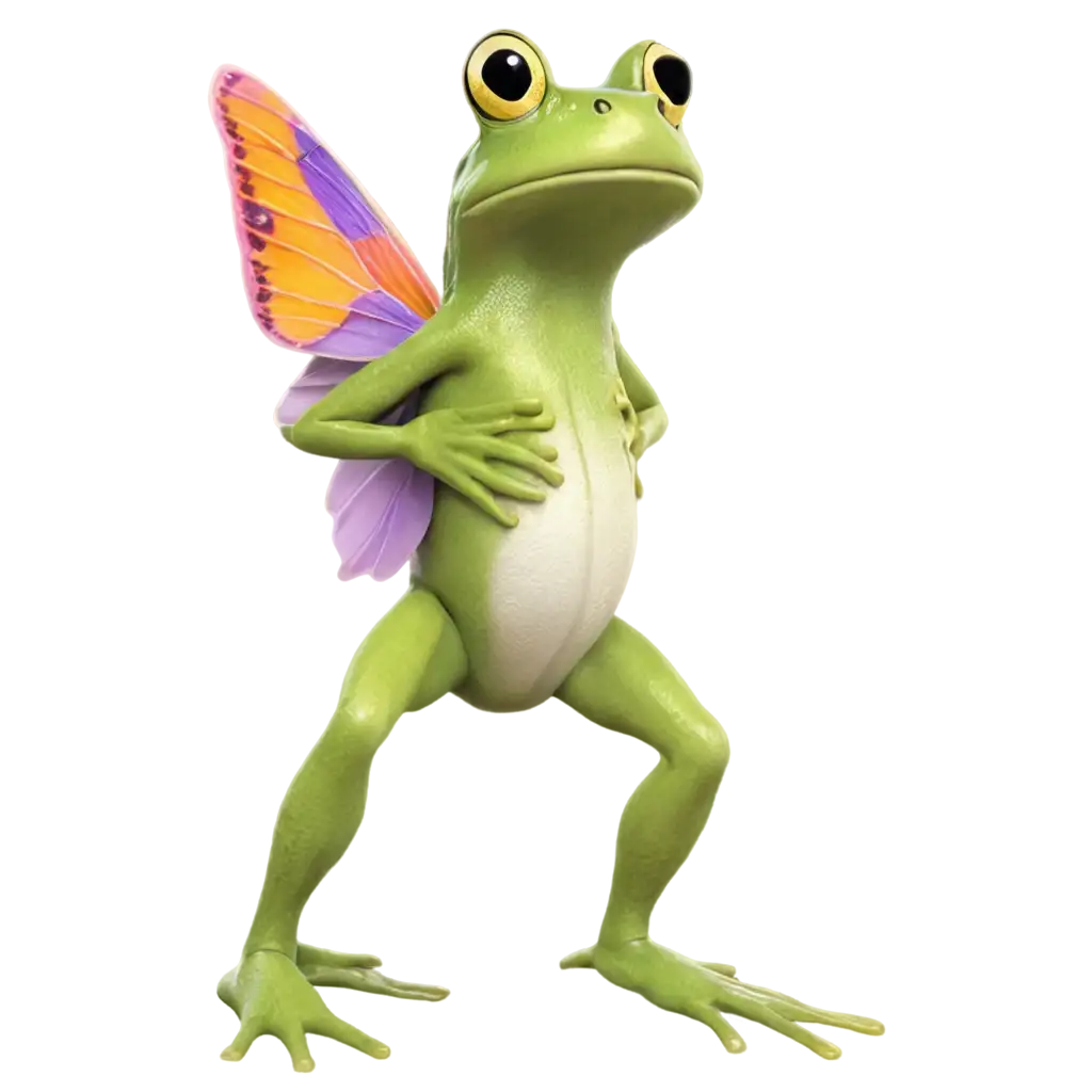 frog with butterfly wings