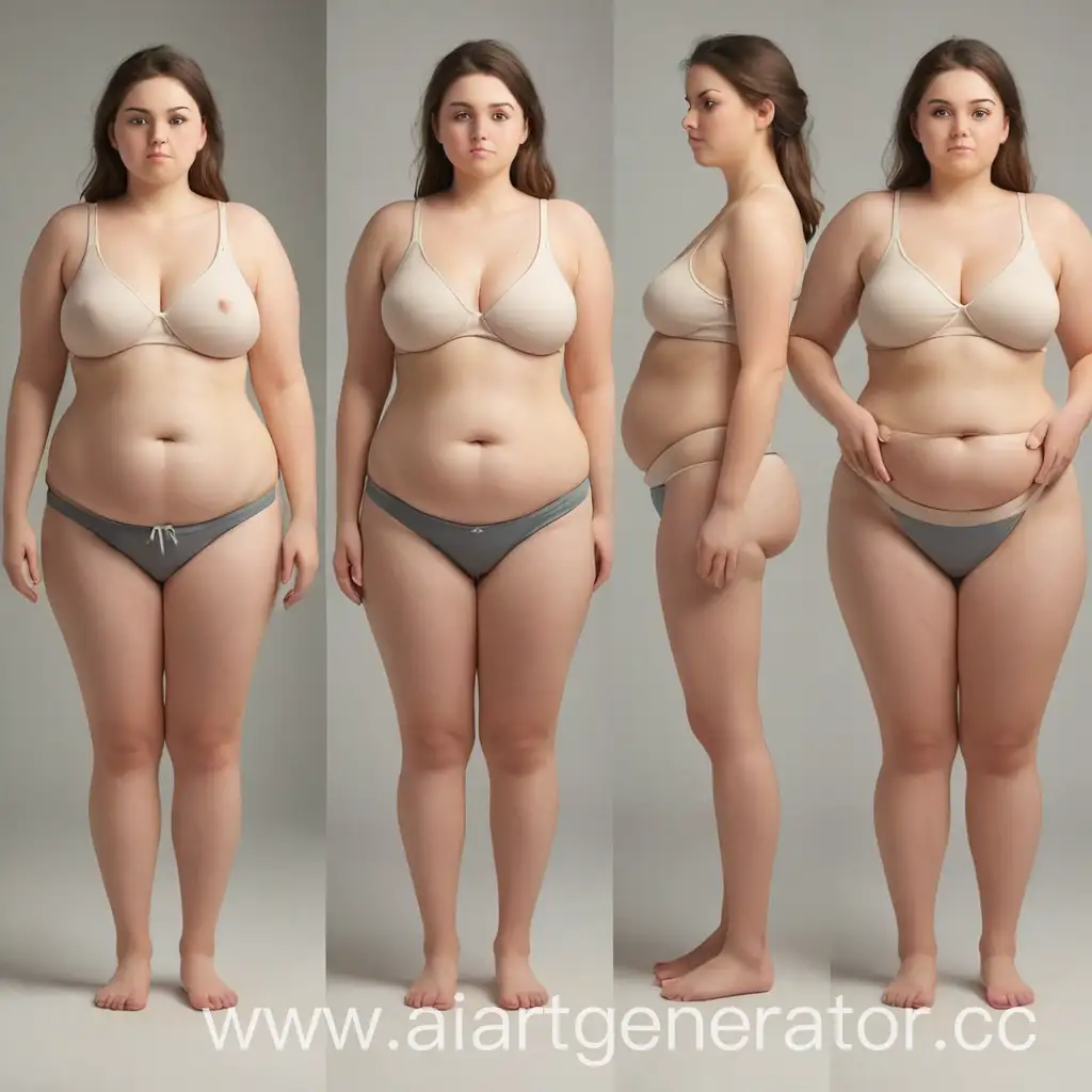 Girls-Weight-Loss-Journey-Transformation-through-Three-Images