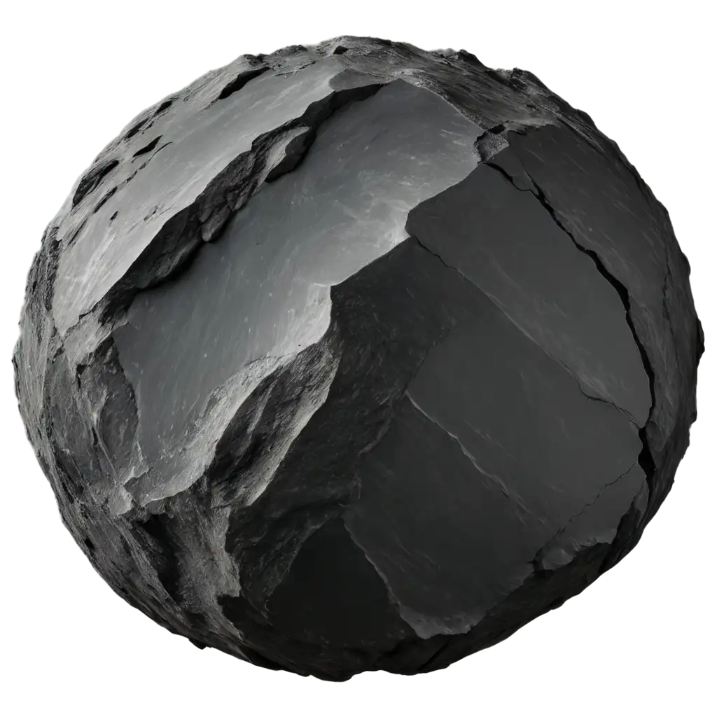 ASTROID WITH COAL TEXTURE AND JAGGED EDGES. DRAMATIC LIGHTING.