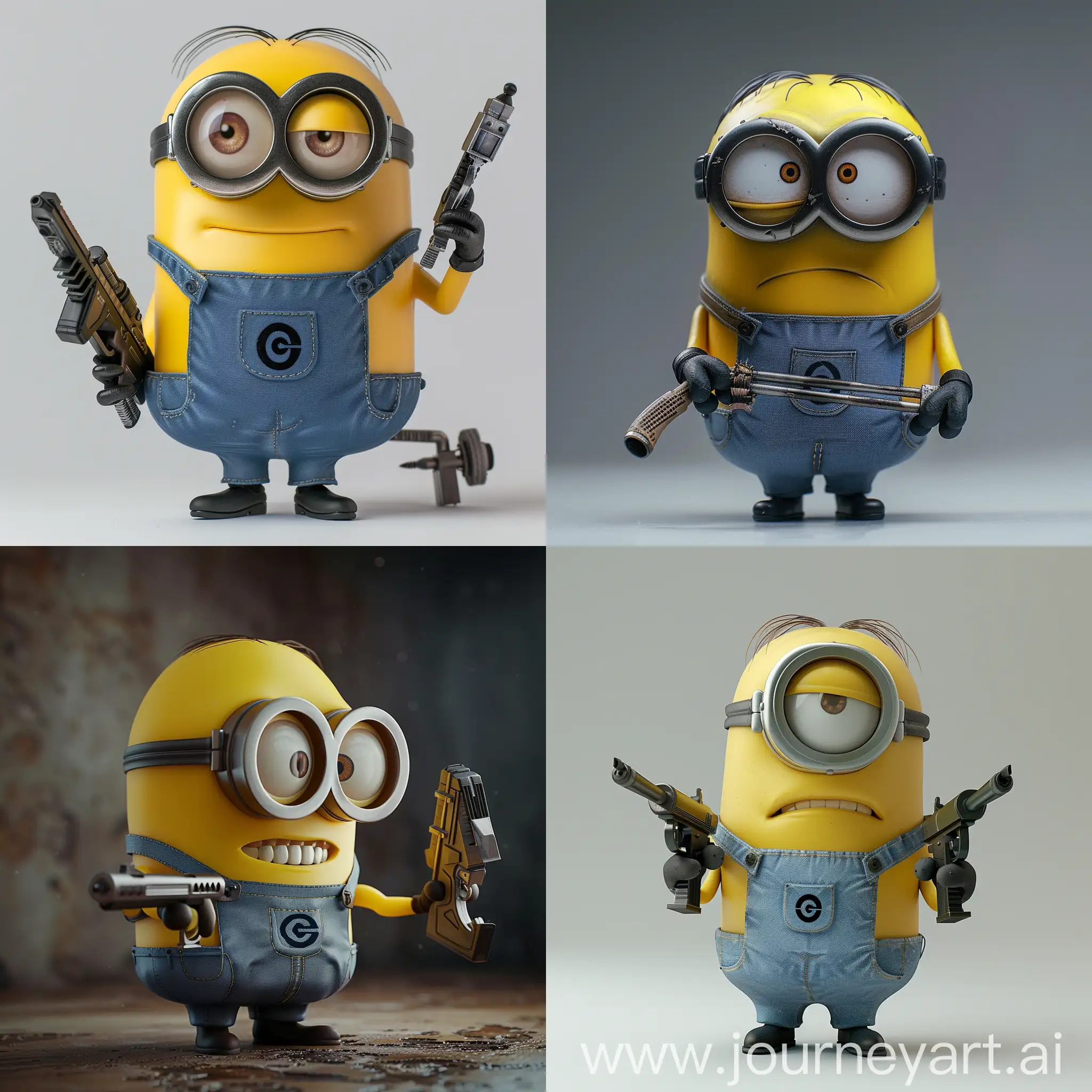 Pumped-Up-Minion-with-Weapon-ActionPacked-Warrior-Minion-Ready-for-Battle