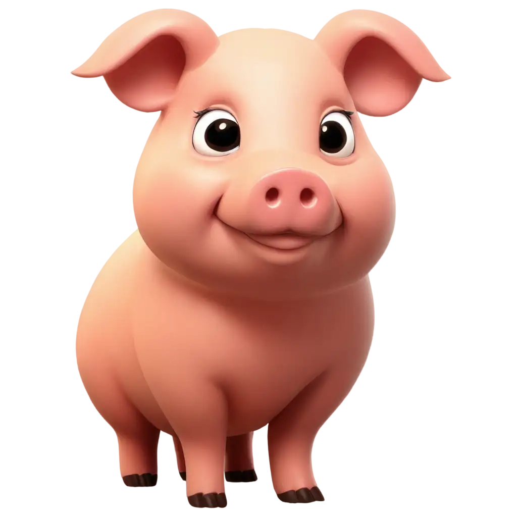 Cute-Pig-Cartoon-PNG-Adorable-Illustration-for-Digital-Content