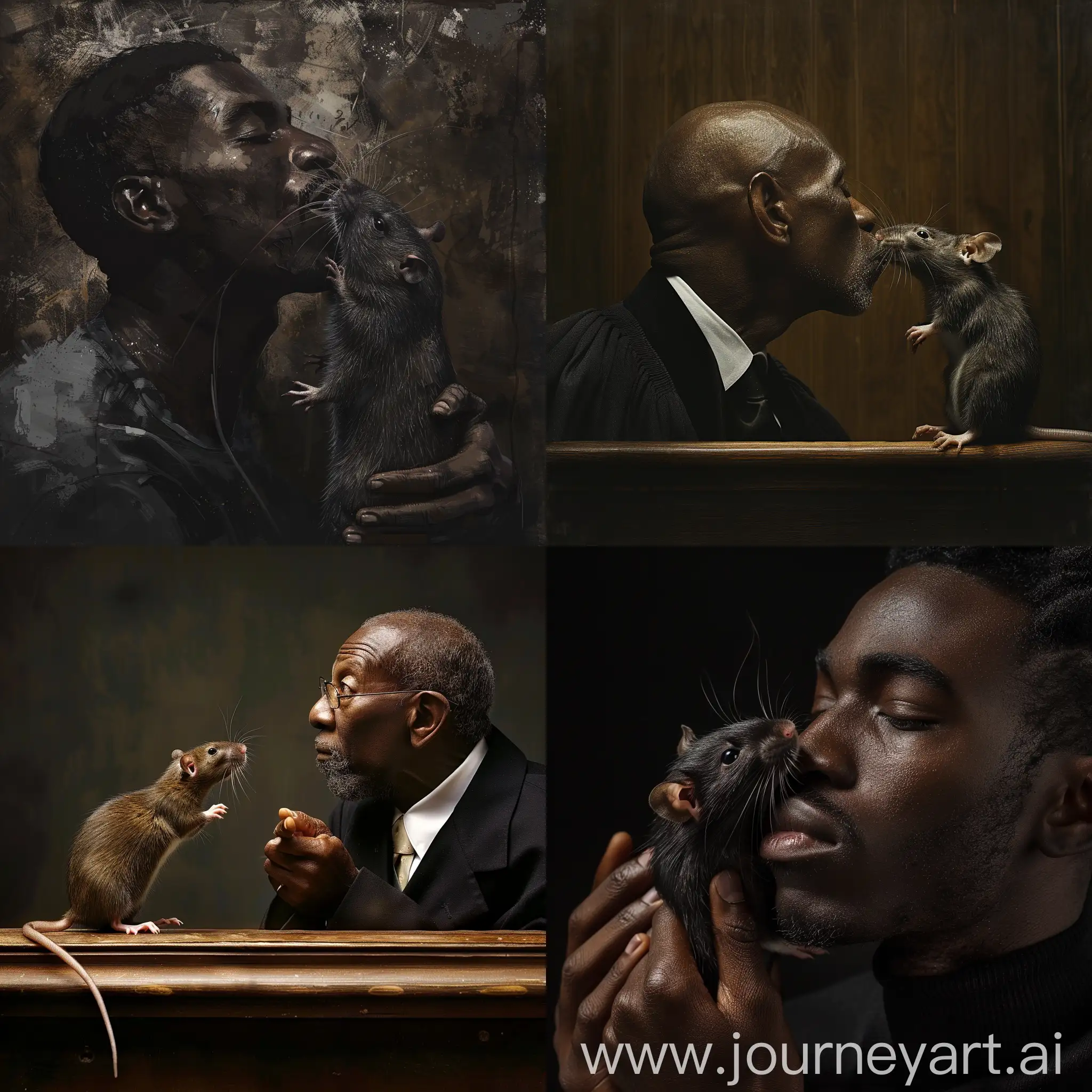 court of black men sentences you to kiss the rat