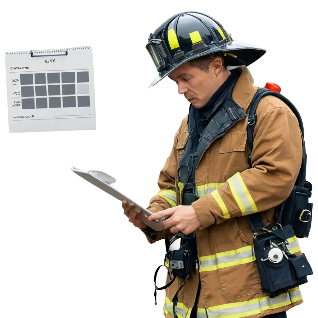 PNG-Image-of-Firefighter-Analyzing-Data-Enhance-Your-Visual-Content-with-Clarity-and-Detail