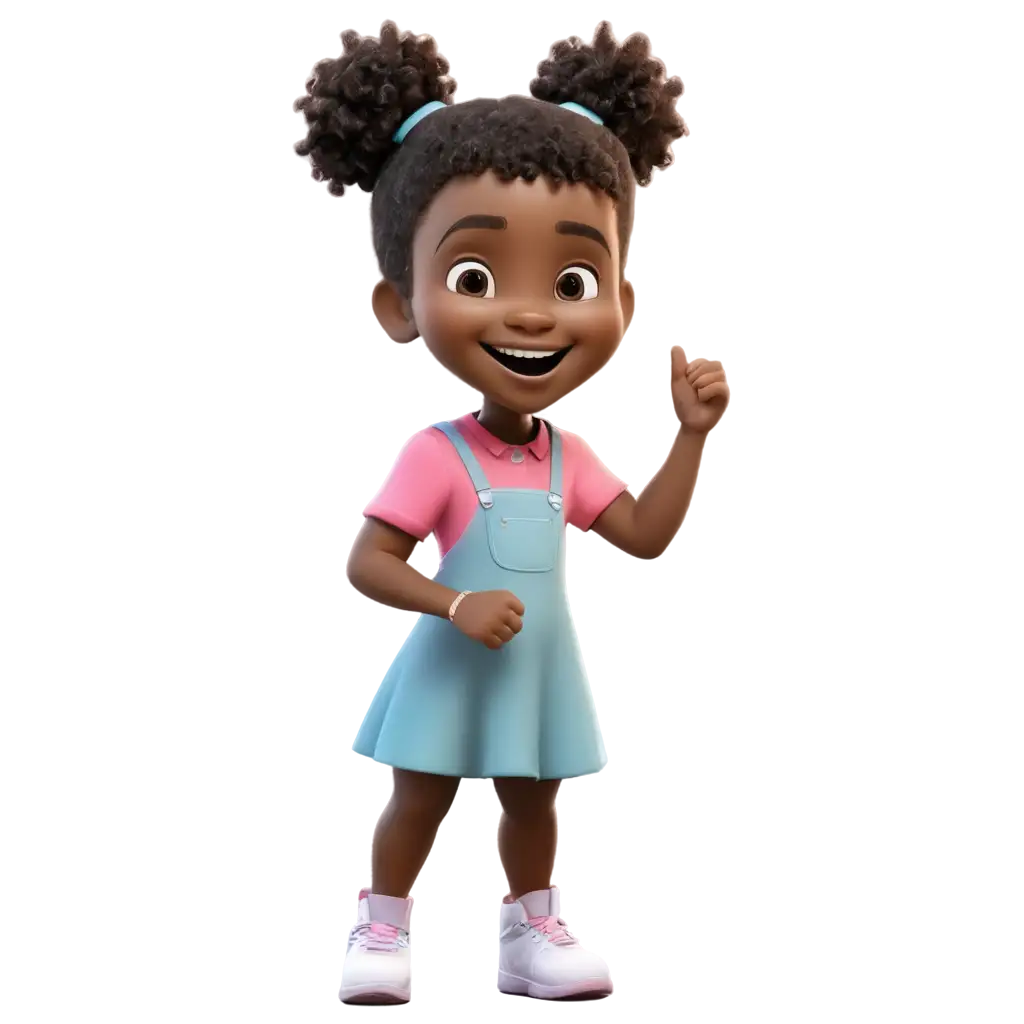 3D-Small-Baby-Girl-African-Happy-Smiling-PNG-Image-Joyful-Diversity-in-Digital-Art