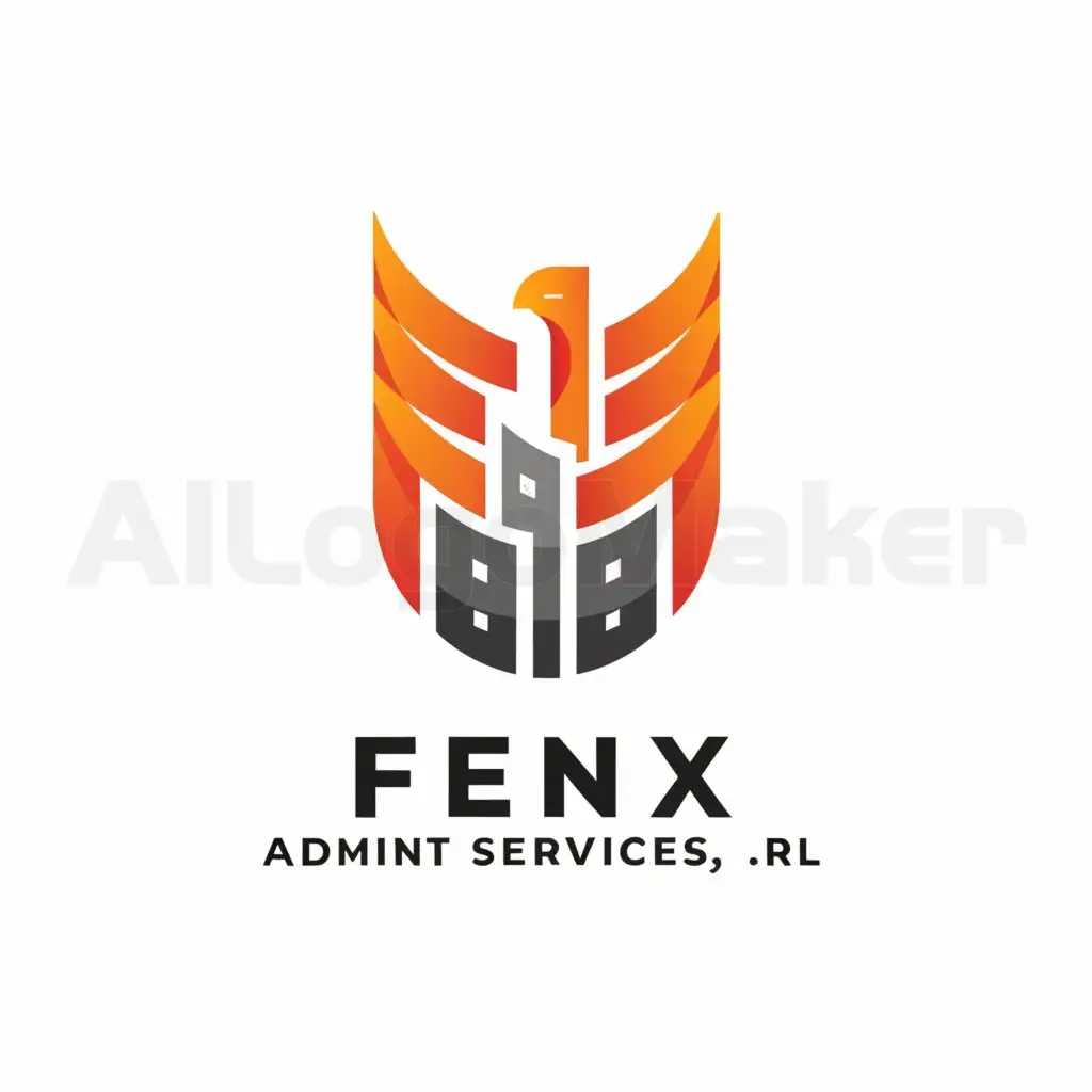 LOGO-Design-for-Fenix-Admin-Services-Minimalistic-Phoenix-with-Clear-Background