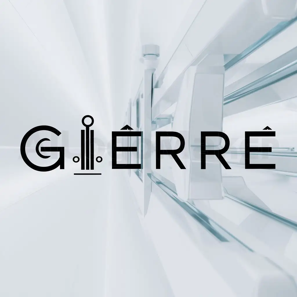 a logo design,with the text "GIERRE", main symbol:a company that produces automatic gates,Moderate,clear background