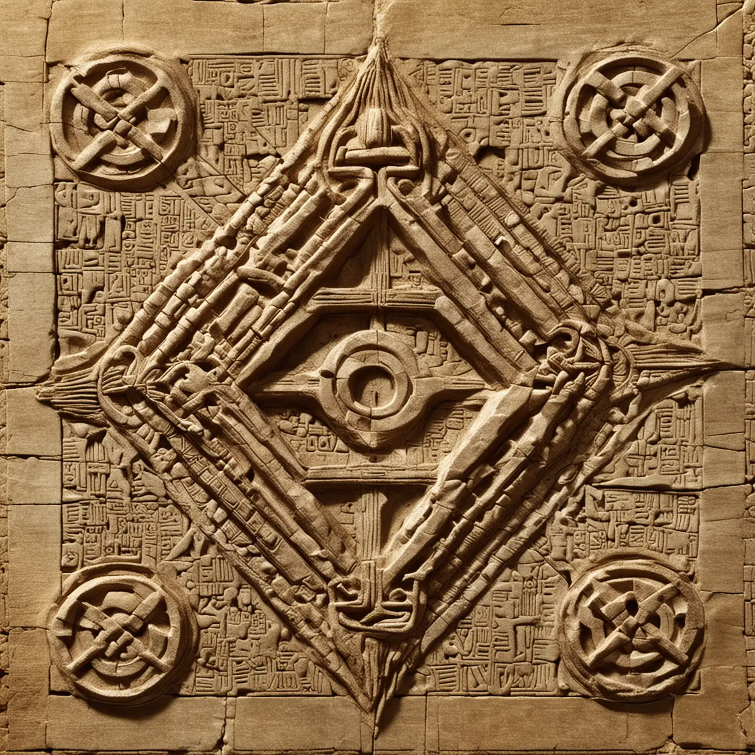 Ancient Sumerian Diamond Symbols Depicting Infinitys Mysteries