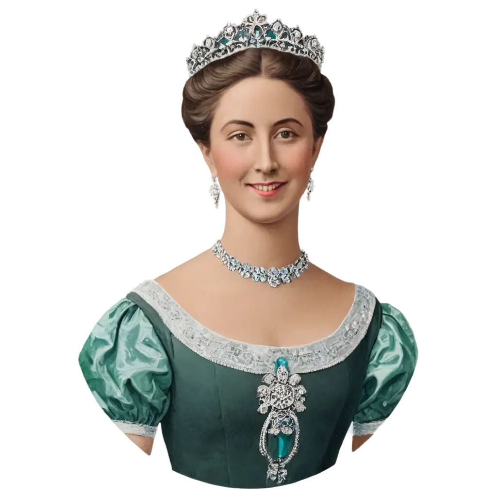 Colored-Portrait-of-Princess-Marie-Ontawanty-PNG-Sticker-Image